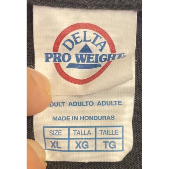 XL Black Delta Pro Weight Ford T-Shirt Texas Graphic On Back - Picture 3 of 7
